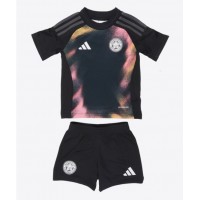 Camisa de Futebol Leicester City Equipamento Secundário Infantil 2024-25 Manga Curta (+ Calças curtas)